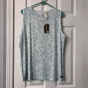 MJ Summer Nights Scoop Neck Tank with Keyhole Back NEW